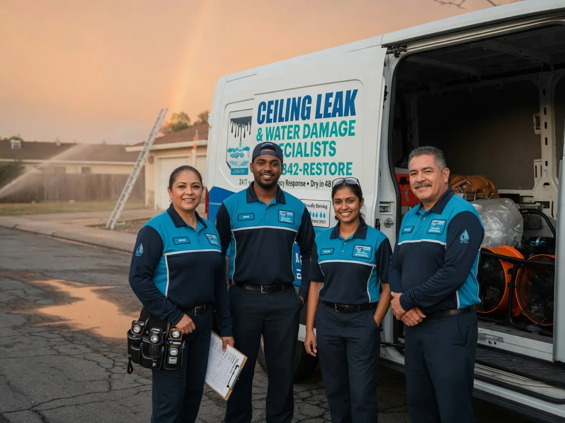 Ceiling Leak Cleanup company in Carversville, PA