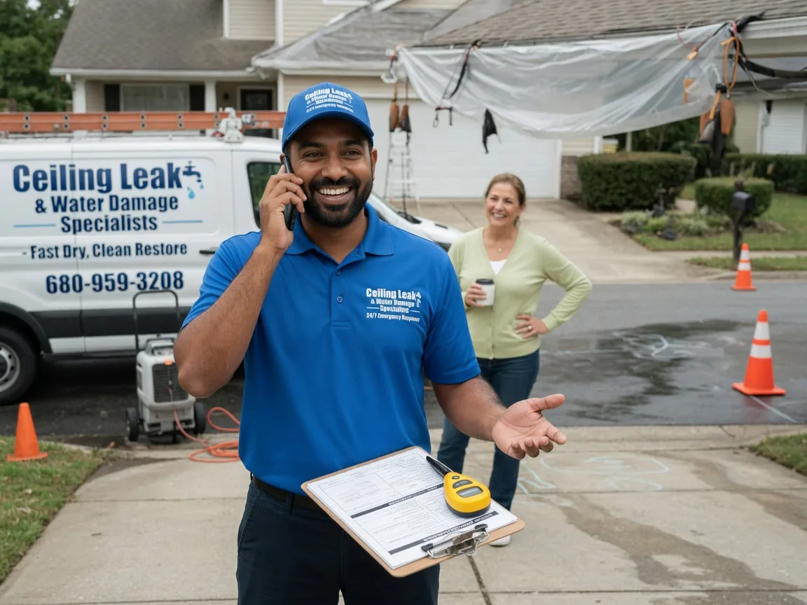 Ceiling Leak Cleanup Carversville, PA FAQs